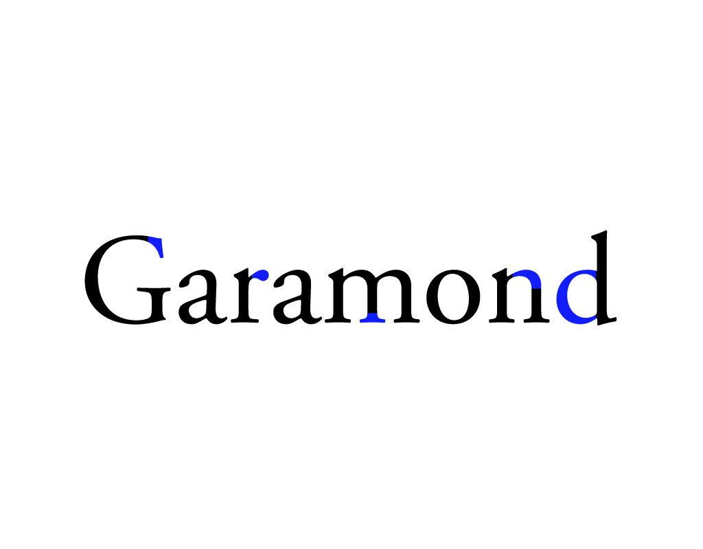 Immagine del font Garamond