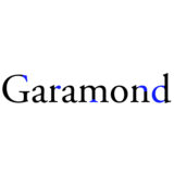 Immagine del font Garamond