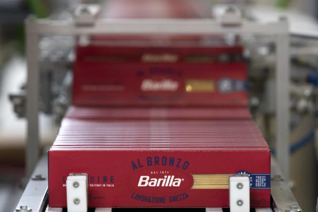 Packaging Pasta Barilla al bronzo